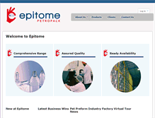 Tablet Screenshot of epitomepetropack.com